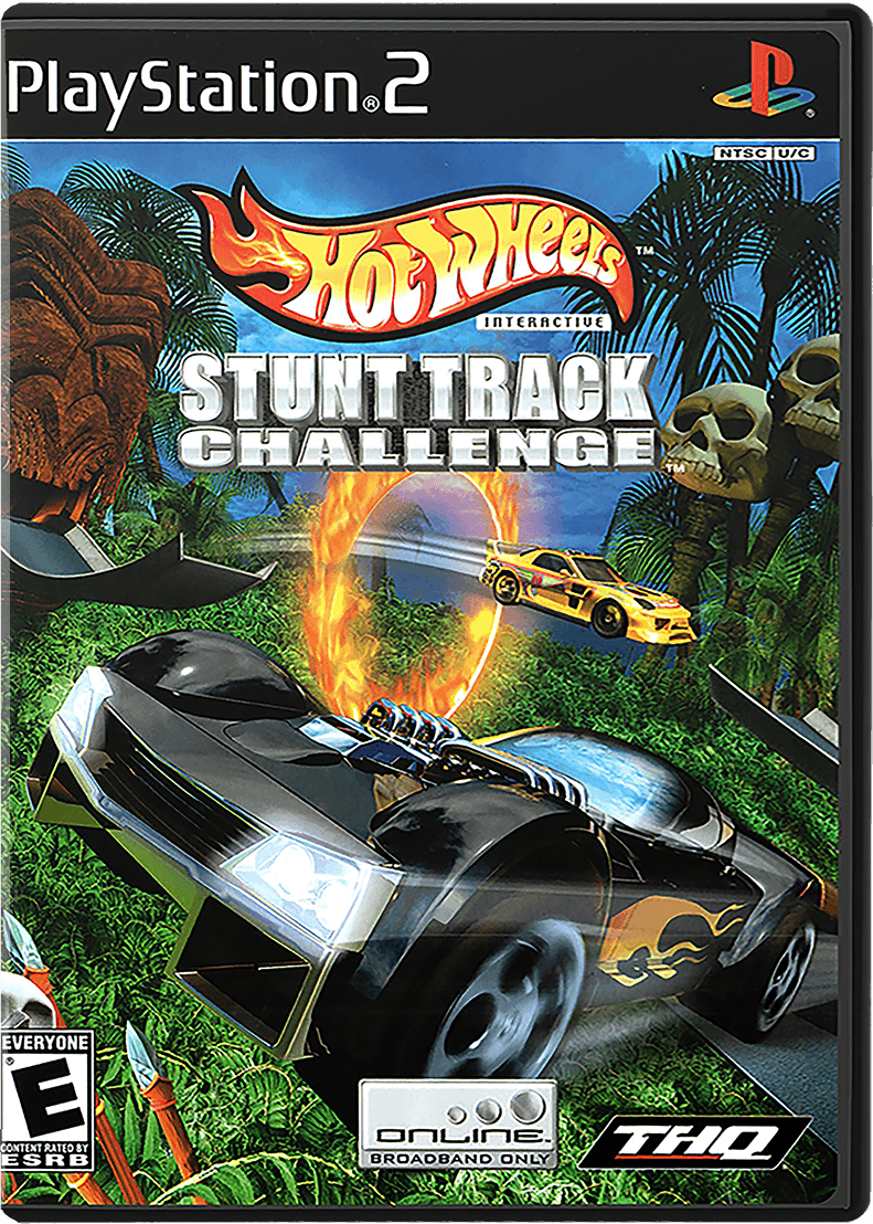 Hot Wheels Stunt Track Challenge box art for Playstation 2